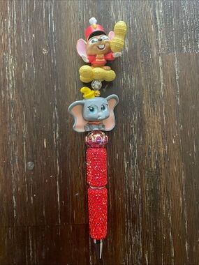 Dumbo and Timothy Mouse Disney Doorables Decorative Double Character Bead Pen